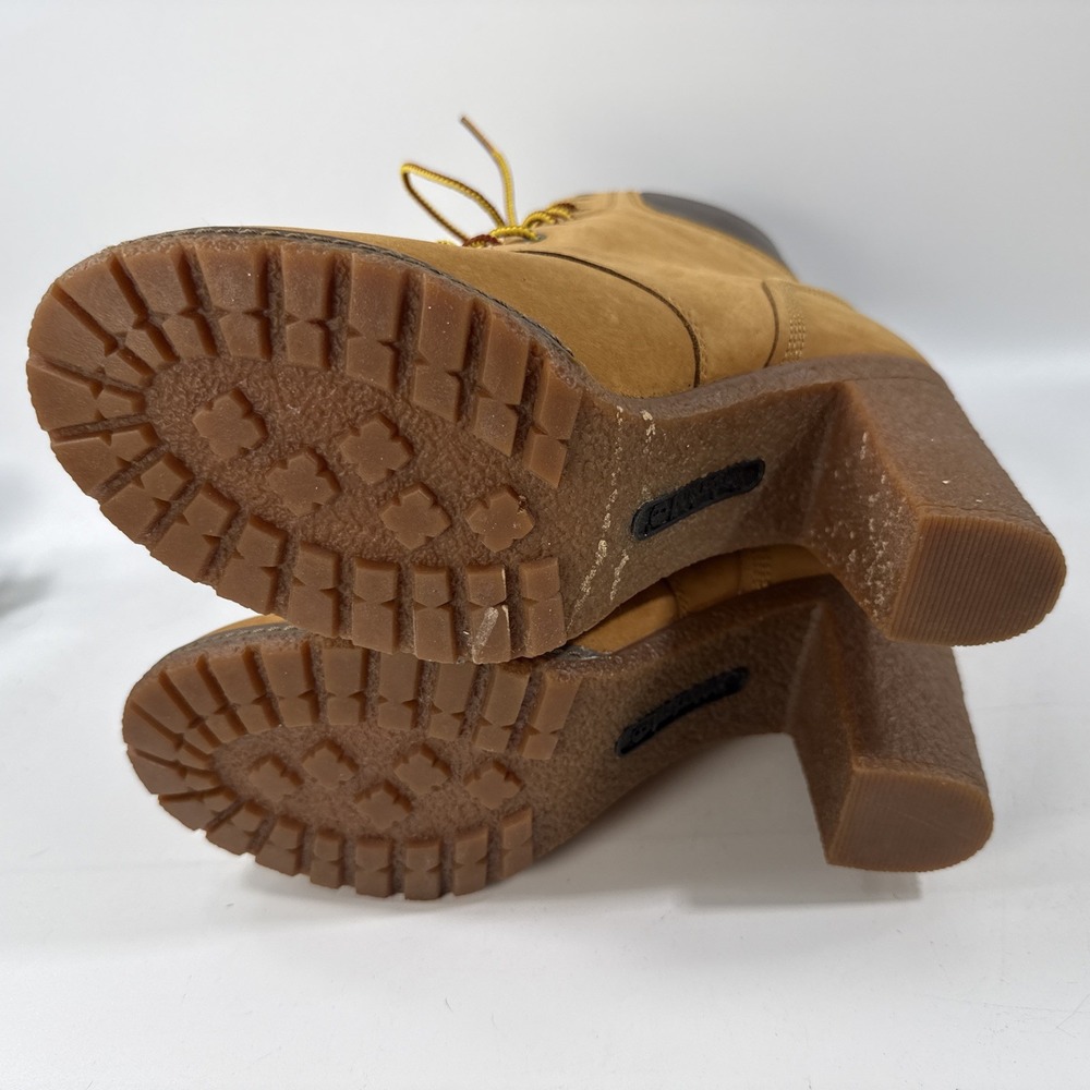 Timberland Tillston Wheat Nubuck Ankle Boots Womens Size 10 New - Picture 4 of 10